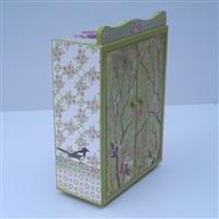 Minischrank "Vögel und Kirschblüten"