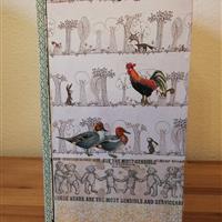 Großer Puppenschrank "Tierporträts"