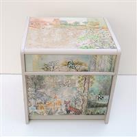 Landschaft mit Fuchs