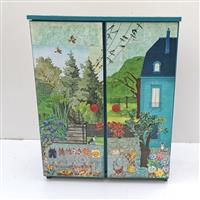 Puppenschrank "Heute ist Waschtag"  