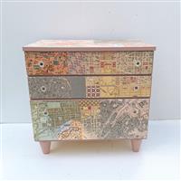 Schubladenkommode Stadtpläne  