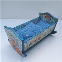 Puppenwiege "Briefmarken"