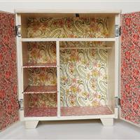 Puppenschrank "Kimonostoffe"  