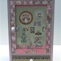 Puppenschrank "Die kleine Prinzessin in der Ahnengalerie"