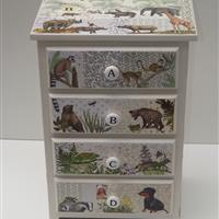 Kinderkommode "Tiere von A - Z"  