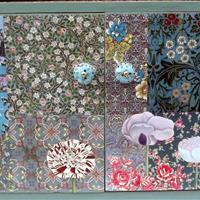 Sideboard "Prachtvolle Blüten"  